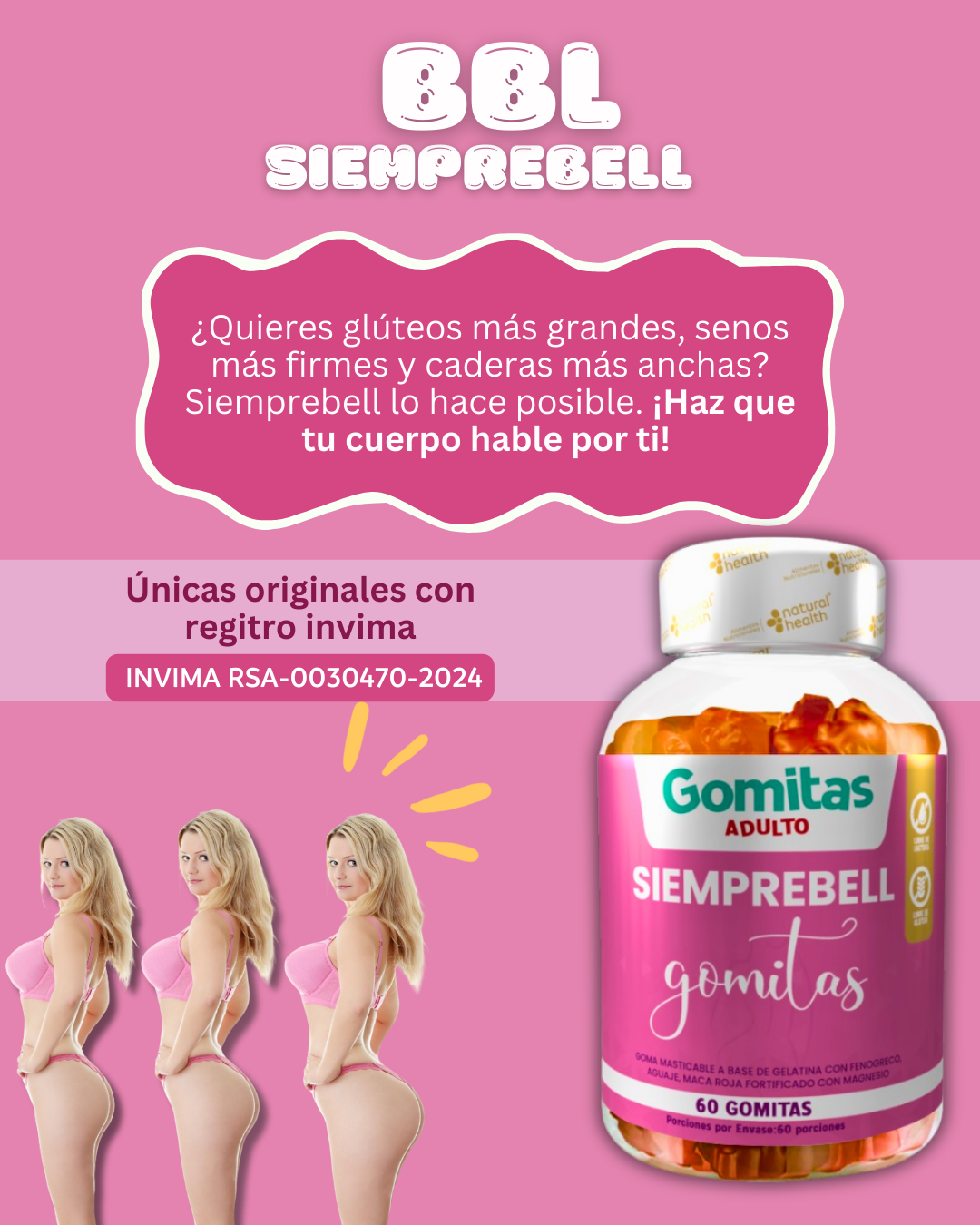 Gomitas con Aguaje y Fenogreco