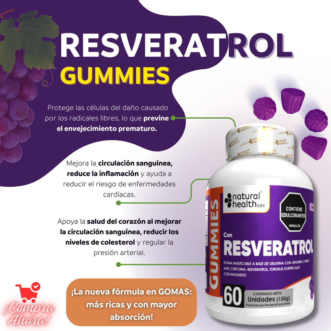 Gomitas De Resveratrol
