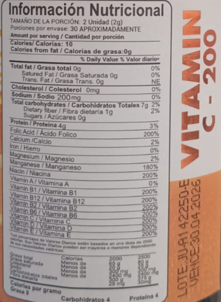 Amalaki Vitamin C 200 x 60