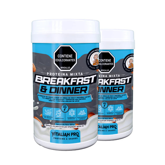 Proteína Mixta Breakfast and Dinner x 900 g