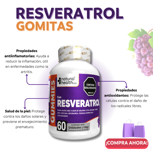 Gomitas De Resveratrol