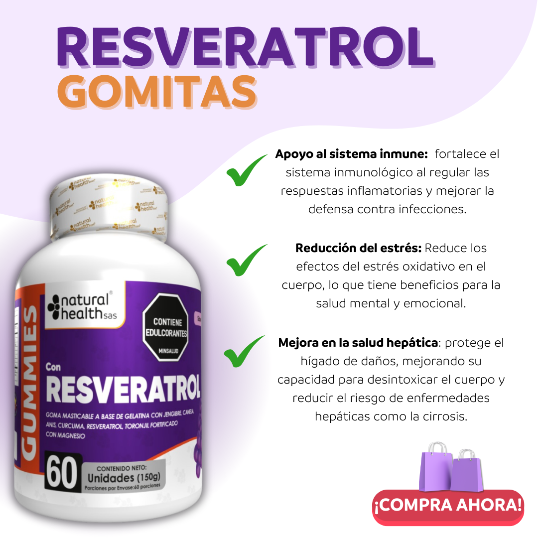 Gomitas De Resveratrol