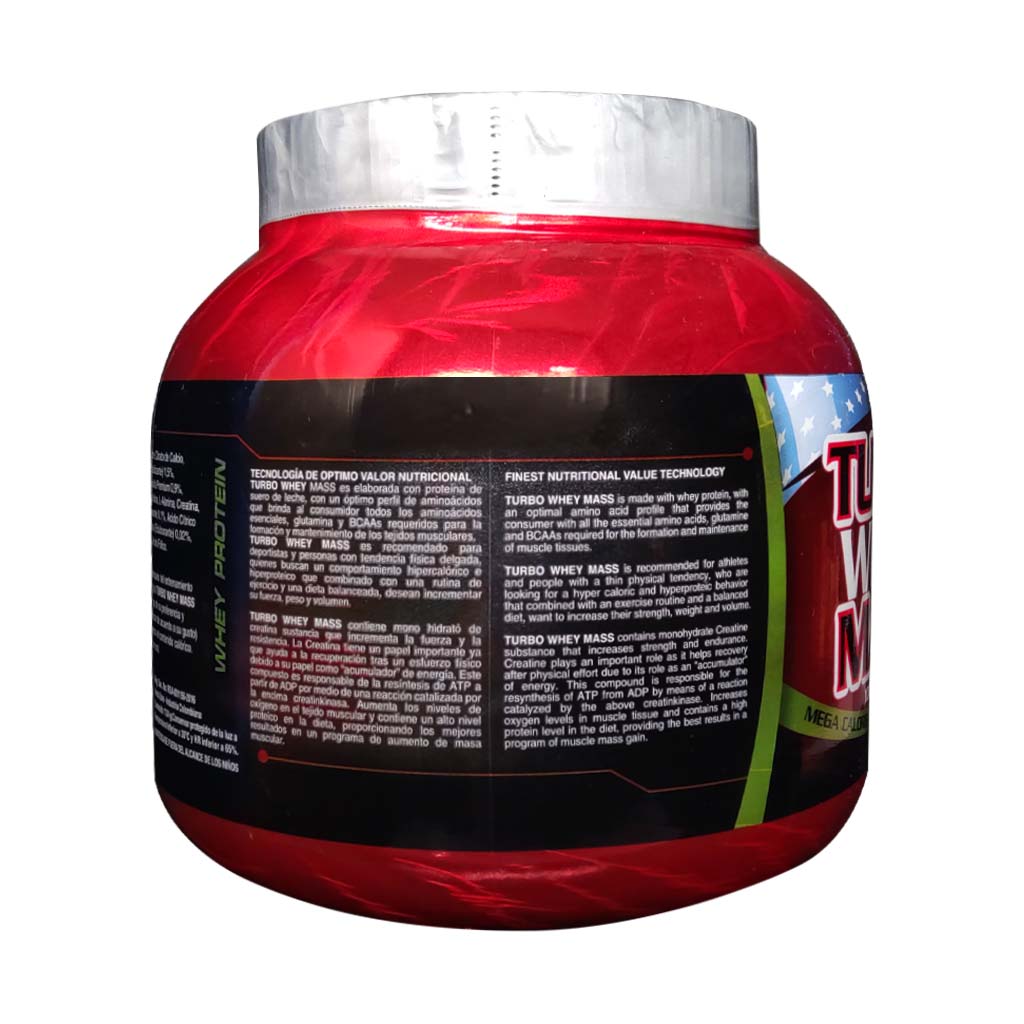proteína TURBO WHEY MASS x 1134 g