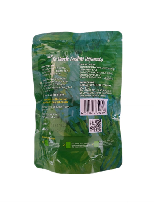 TE VERDE Goslim repuesto * 30 bolsas