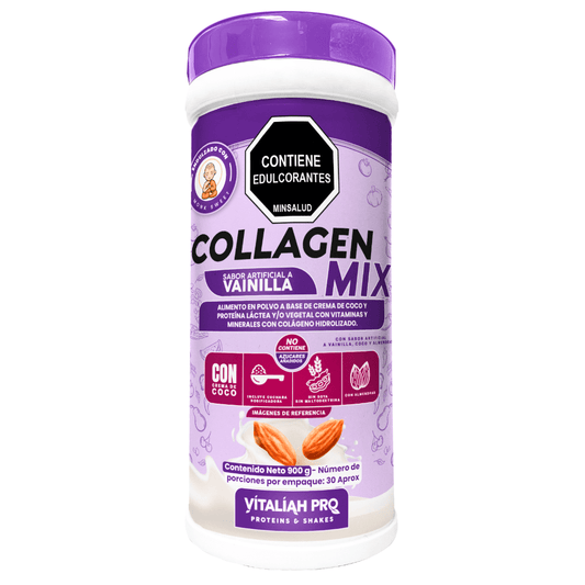 Colágeno hidrolizado sabor vainilla con leche de almendras 900G