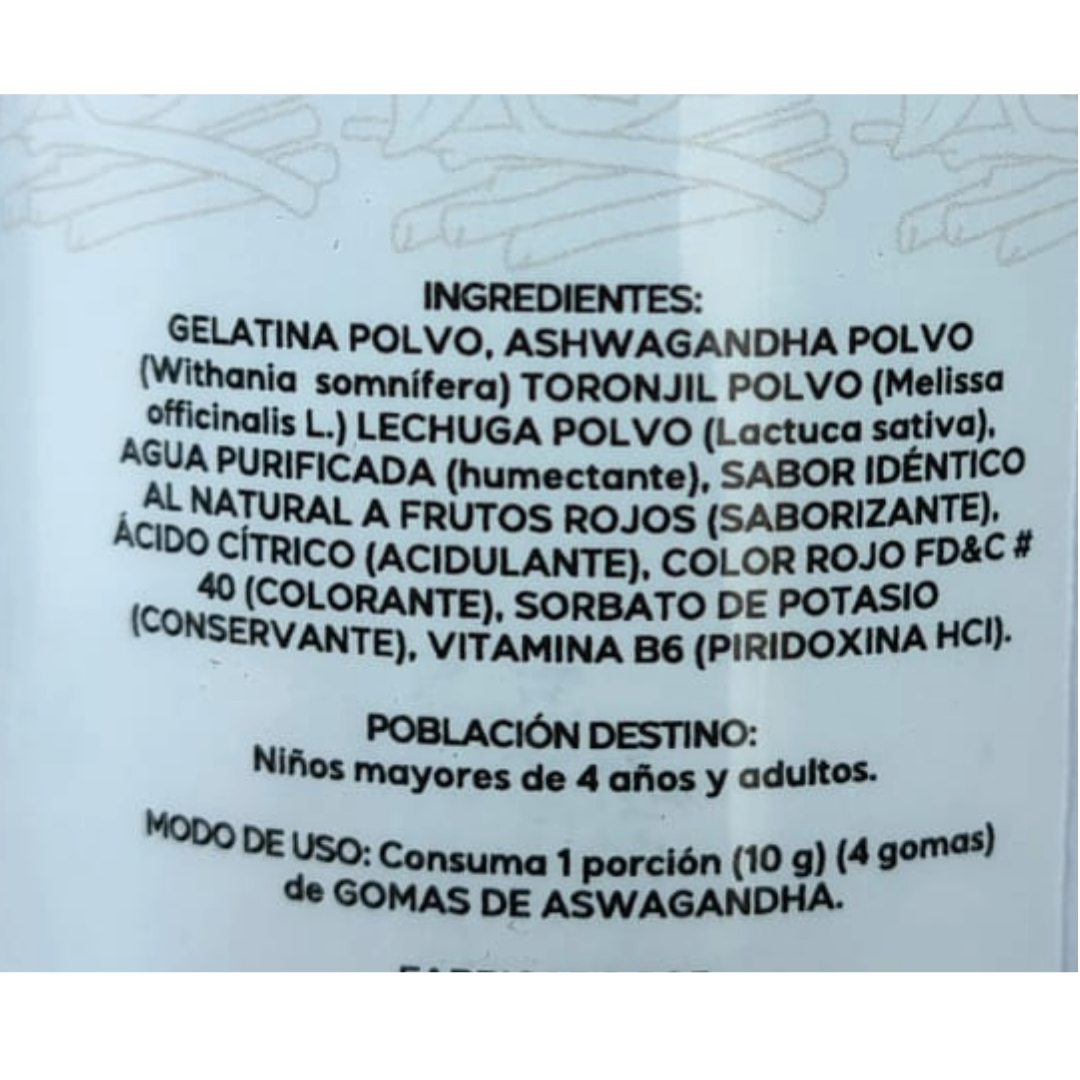 Gomitas Ashwagandha 2800mg