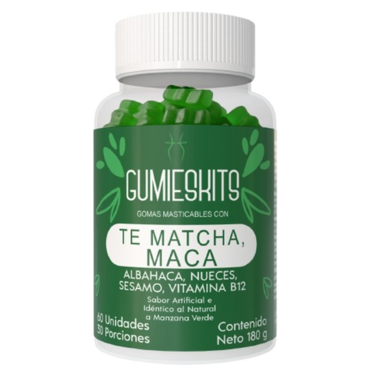 Gomitas Te Matcha y Maca