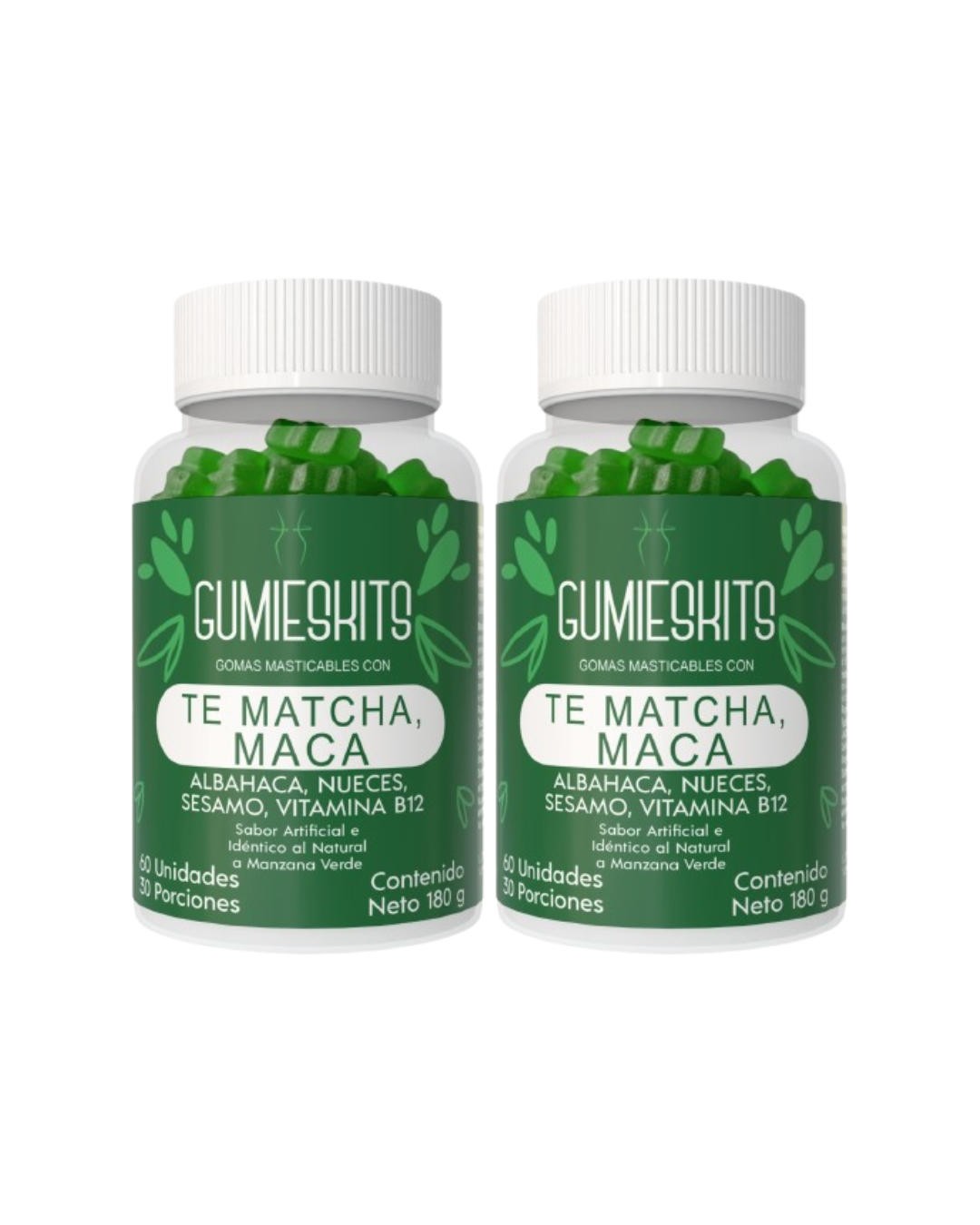 Gomitas Te Matcha y Maca