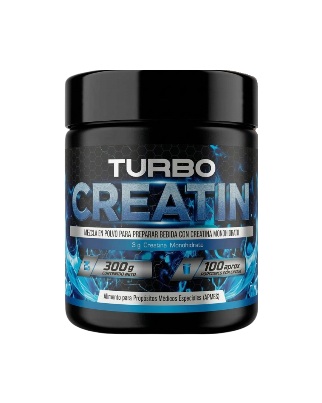 Creatina Monohidratada 300g - 100 Servicios
