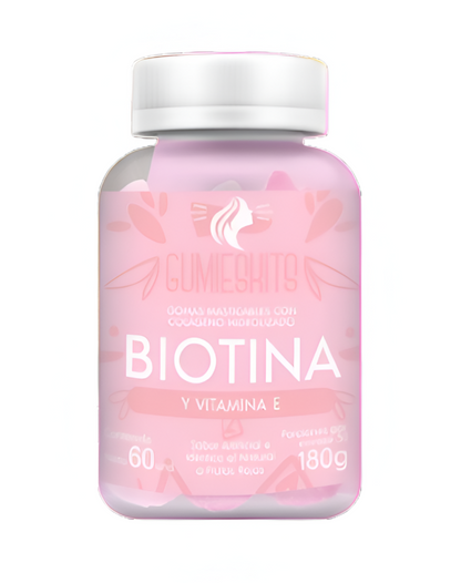 Gomitas con Biotina, Colágeno y Vitamina E x 60 Unids