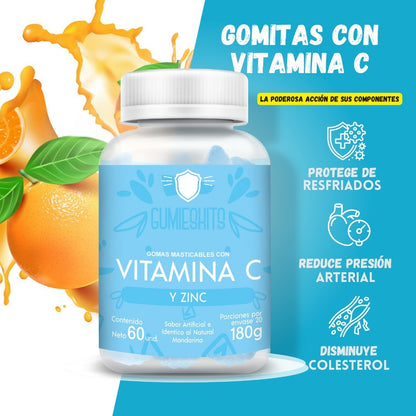 Gomitas con Vitamina C y Zinc X 60