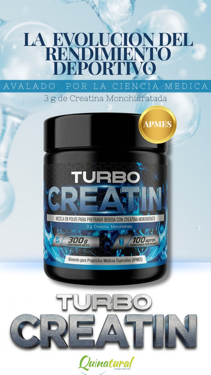 Creatina Monohidratada 300g - 100 Servicios