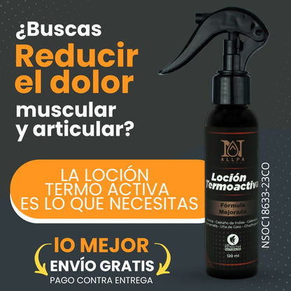 Loción Termoactiva x 120 ml Spray