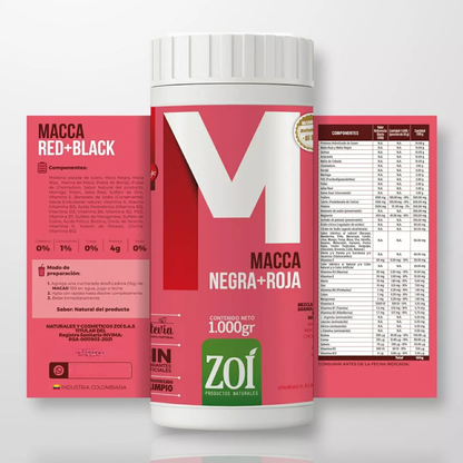 Maca Negra + Roja Zoi x 1000 gm