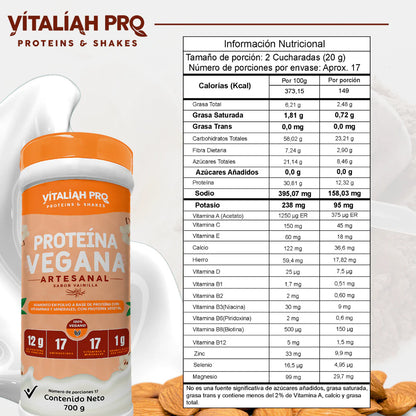 Proteína Vegana Artesanal 700 g
