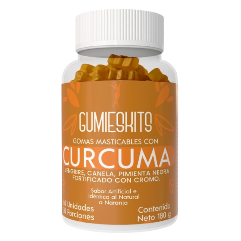 Gomitas con Cúrcuma, Jengibre y Pimienta