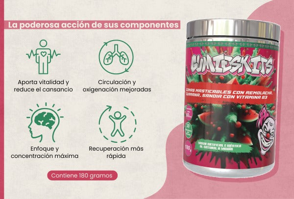 Gomitas De Pre Entreno