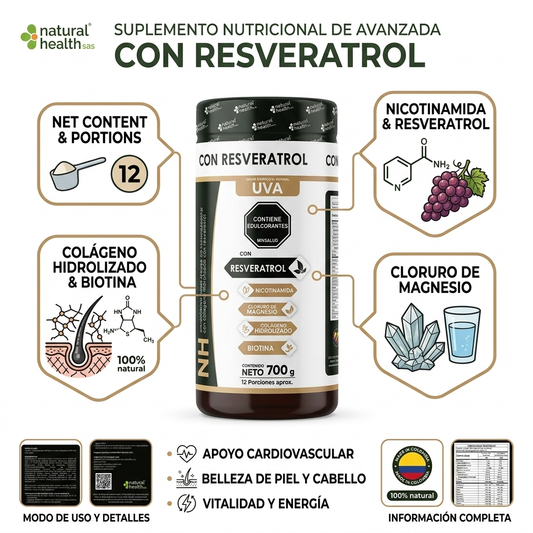 Nad + Resveratrol  x 700g