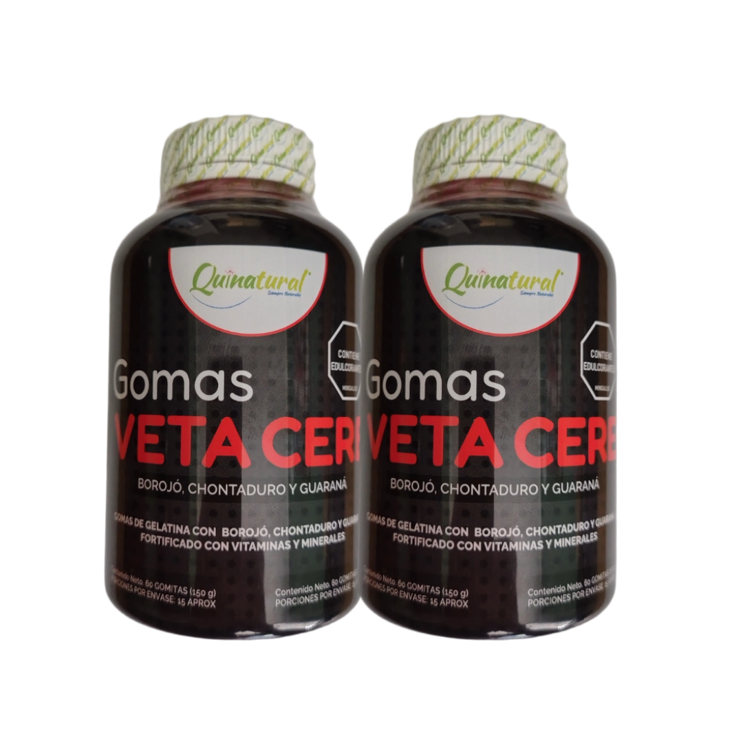 Gomitas Veta Cere con Borojo,Chontaduro y Guarana